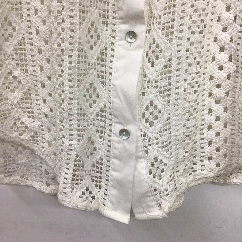 ザラ ZARA シャツ、ブラウス 長袖 M 無地 白 / ホワイト / white レディース USED 古着 中古 10152652