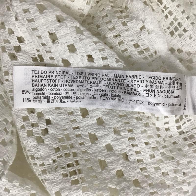 ザラ ZARA シャツ、ブラウス 長袖 M 無地 白 / ホワイト / white レディース USED 古着 中古 10152652