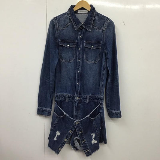 スパイラルガール SPIRALGIRL サロペット・オーバーオール サロペット、オーバーオール M 無地 紺 / ネイビー / navy レディース USED 古着 中古 10152654