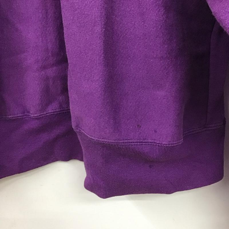 カーハート Carhartt トレーナー 長袖 長袖トレーナー スウェット クルーネック プルオーバー ロゴ、文字 紫 / パープル / purple メンズ USED 古着 中古 10152655