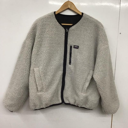 ジャバ Java ジャケット、上着 ジャンパー、ブルゾン タグ付 リバーシブル L 無地 黒 / ブラック / black X グレージュ / グレージュ / レディース USED 古着 中古 10152656