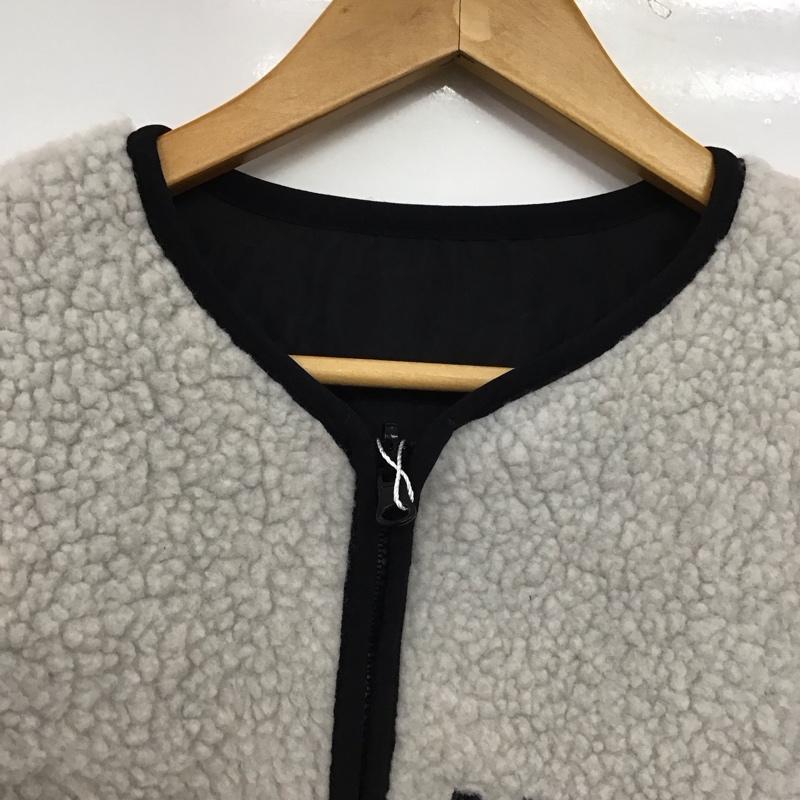 ジャバ Java ジャケット、上着 ジャンパー、ブルゾン タグ付 リバーシブル L 無地 黒 / ブラック / black X グレージュ / グレージュ / レディース USED 古着 中古 10152656