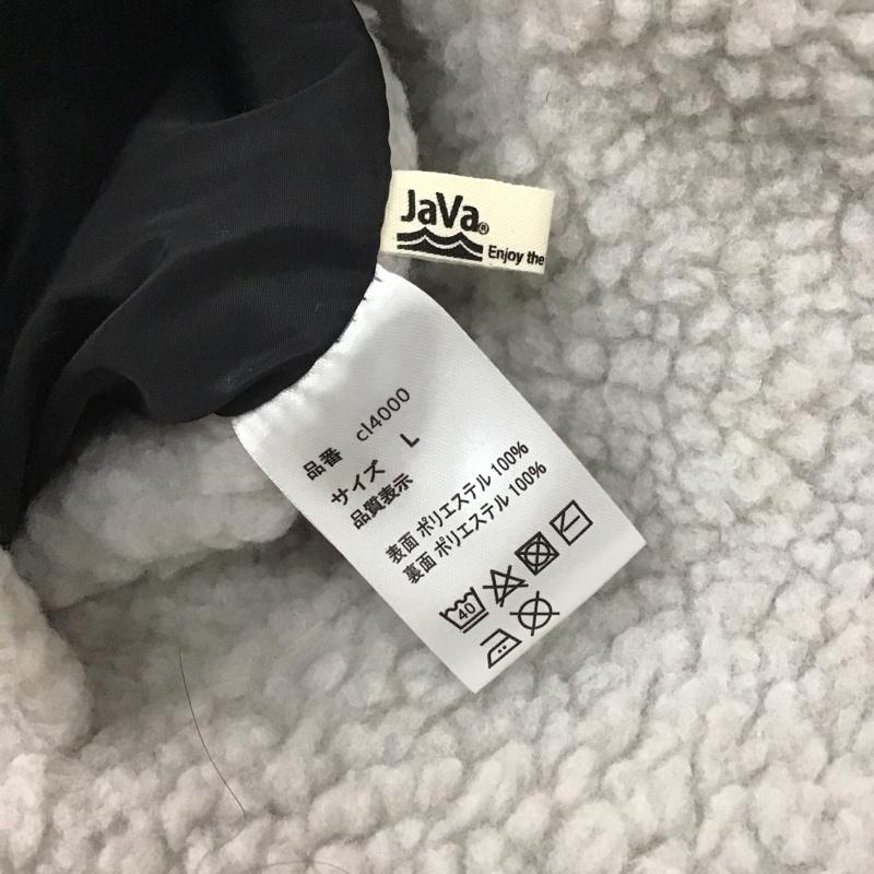 ジャバ Java ジャケット、上着 ジャンパー、ブルゾン タグ付 リバーシブル L 無地 黒 / ブラック / black X グレージュ / グレージュ / レディース USED 古着 中古 10152656