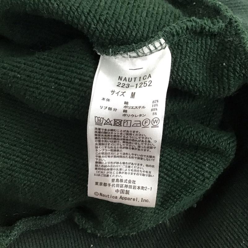 ノーティカ NAUTICA パーカー 長袖 長袖 M ロゴ、文字 緑 / グリーン / green メンズ USED 古着 中古 10152659