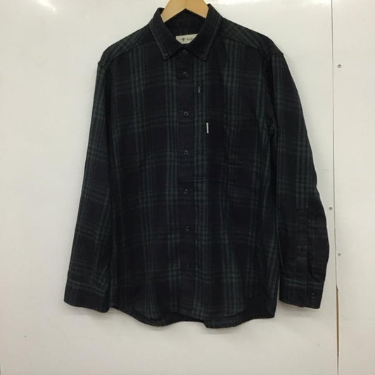 フォックスファイヤー FOXFIRE シャツ、ブラウス 長袖 長袖シャツ チェックシャツ カラーシャツ ボタンダウンシャツ XL チェック 紺 / ネイビー / navy メンズ USED 古着 中古 10152661