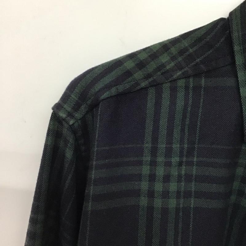 フォックスファイヤー FOXFIRE シャツ、ブラウス 長袖 長袖シャツ チェックシャツ カラーシャツ ボタンダウンシャツ XL チェック 紺 / ネイビー / navy メンズ USED 古着 中古 10152661