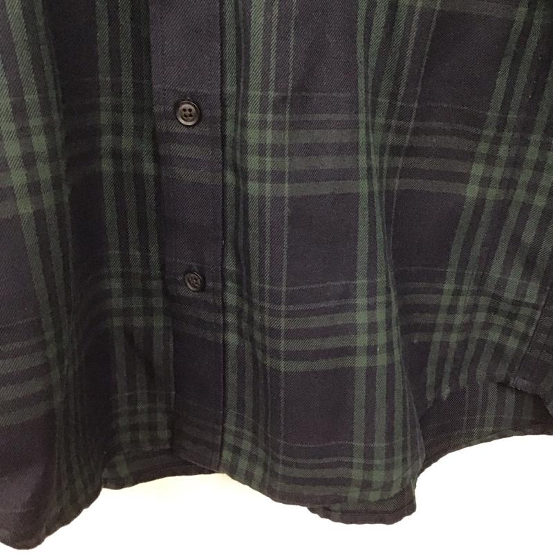フォックスファイヤー FOXFIRE シャツ、ブラウス 長袖 長袖シャツ チェックシャツ カラーシャツ ボタンダウンシャツ XL チェック 紺 / ネイビー / navy メンズ USED 古着 中古 10152661