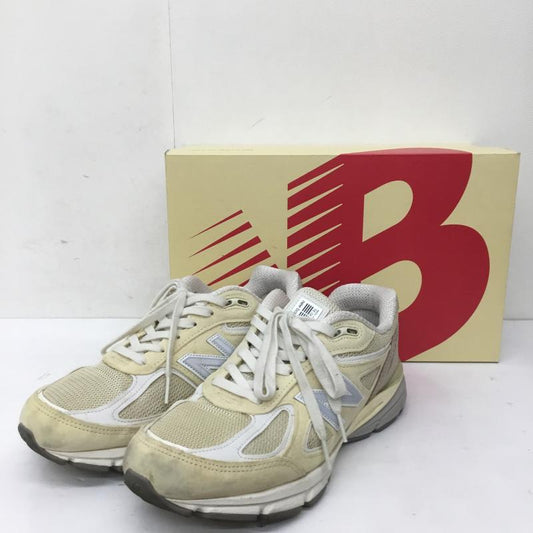 ニューバランス New Balance スニーカー スニーカー U990TE4 26.0cm ロゴ、文字 ベージュ / ベージュ / beige X アイボリー / アイボリー / メンズ USED 古着 中古 10152667