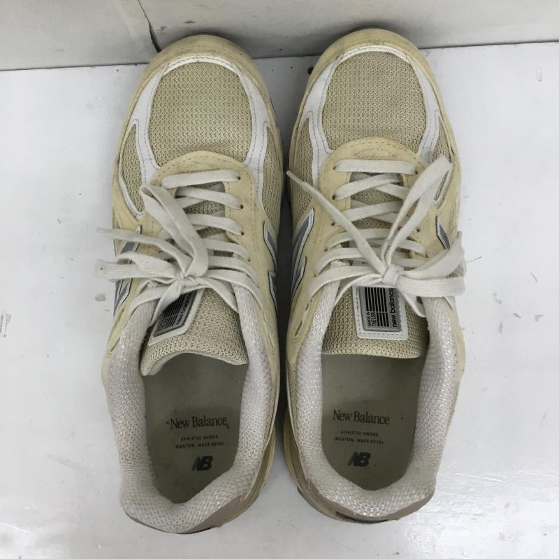 ニューバランス New Balance スニーカー スニーカー U990TE4 26.0cm ロゴ、文字 ベージュ / ベージュ / beige X アイボリー / アイボリー / メンズ USED 古着 中古 10152667