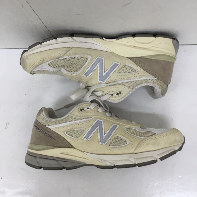 ニューバランス New Balance スニーカー スニーカー U990TE4 26.0cm ロゴ、文字 ベージュ / ベージュ / beige X アイボリー / アイボリー / メンズ USED 古着 中古 10152667
