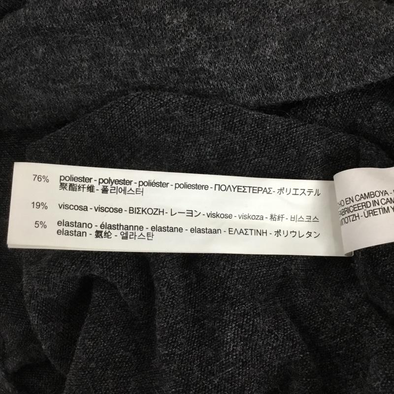 ザラ ZARA ニット、セーター 長袖 5580 404 801 肩フリル L 無地 灰 / グレー / gray レディース USED 古着 中古 10152672