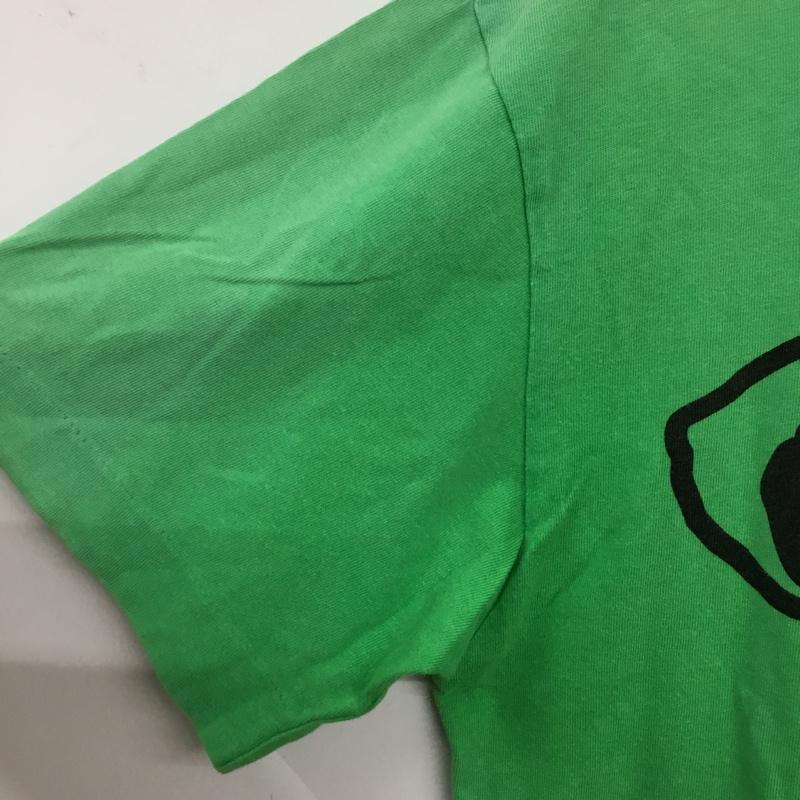 プレイコムデギャルソン PLAY COMME des GARCONS Tシャツ 半袖 クルーネック L ロゴ、文字 緑 / グリーン / green メンズ USED 古着 中古 10152673