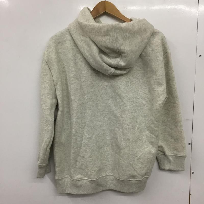 ギャップ GAP パーカー 長袖 キッズ 裏起毛 プルオーバー フーディー 140cm L ロゴ、文字 灰 / グレー / gray ボーイズ USED 古着 中古 10152677
