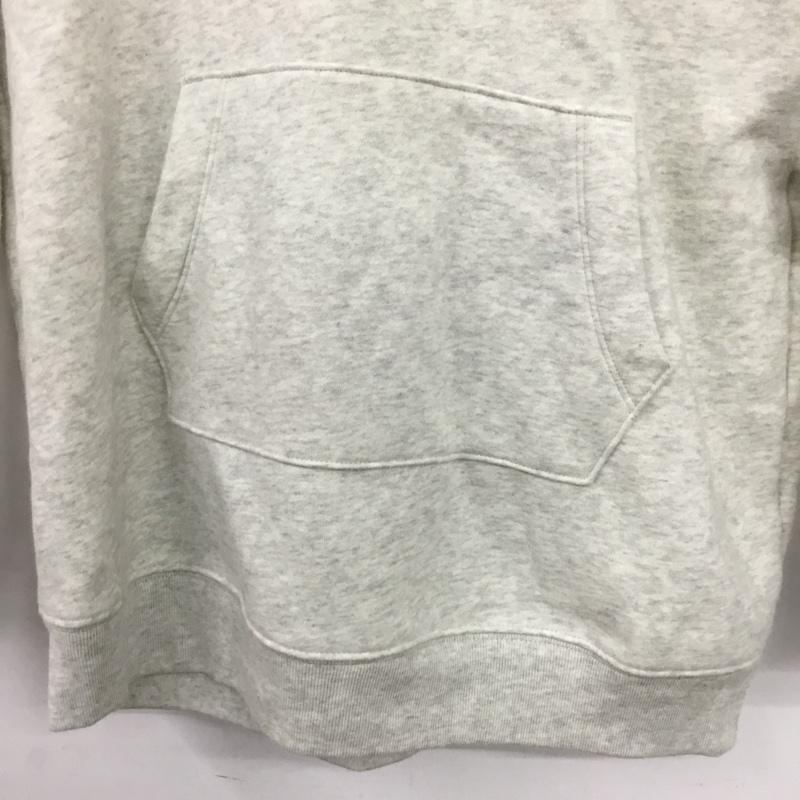 ギャップ GAP パーカー 長袖 キッズ 裏起毛 プルオーバー フーディー 140cm L ロゴ、文字 灰 / グレー / gray ボーイズ USED 古着 中古 10152677