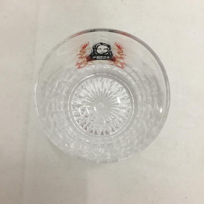 エックスガール X-girl ファッション小物 ファッション小物 チャイニーズフェイスショットグラス コップ CHINESE FACE GLASS プリント 透明 / クリア / レディース USED 古着 中古 10152681