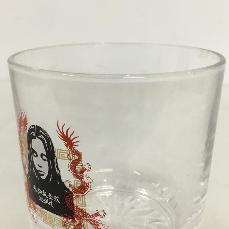 エックスガール X-girl ファッション小物 ファッション小物 チャイニーズフェイスショットグラス コップ CHINESE FACE GLASS プリント 透明 / クリア / レディース USED 古着 中古 10152681