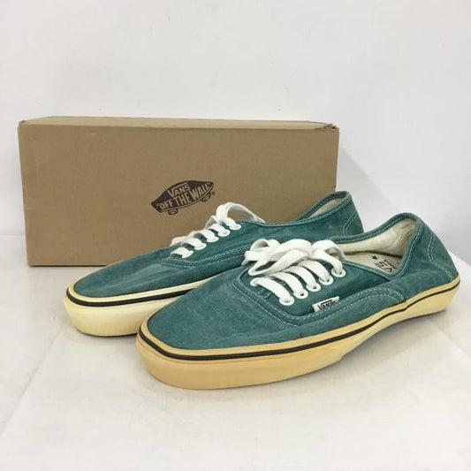 バンズ VANS スニーカー スニーカー US9.5 ローカット US：9.5 ロゴ、文字 緑 / グリーン / green メンズ USED 古着 中古 10152686