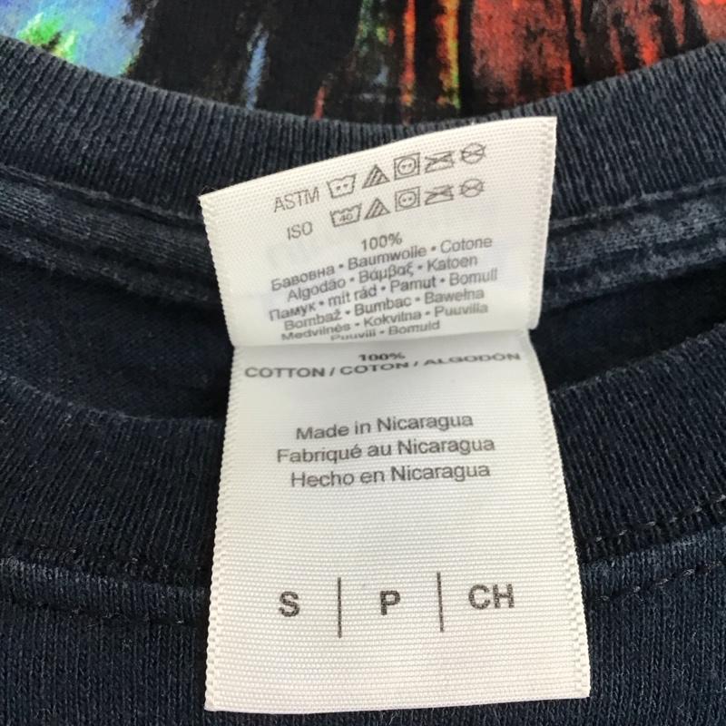 古着 USED Tシャツ 半袖 半袖カットソー プリントTシャツ クルーネックカットソー S プリント ダークグレー / ダークグレー / メンズ USED 古着 中古 10152696