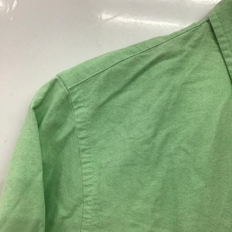 ラルフローレン RALPHLAUREN シャツ、ブラウス 長袖 長袖シャツ 無地シャツ カラーシャツ ボタンダウンシャツ 6 ロゴ、文字 薄緑 / ライトグリーン / メンズ USED 古着 中古 10152697