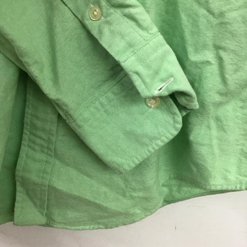 ラルフローレン RALPHLAUREN シャツ、ブラウス 長袖 長袖シャツ 無地シャツ カラーシャツ ボタンダウンシャツ 6 ロゴ、文字 薄緑 / ライトグリーン / メンズ USED 古着 中古 10152697