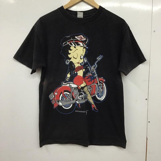 古着 USED Tシャツ 半袖 半袖カットソー プリントTシャツ クルーネックカットソー M プリント ダークグレー / ダークグレー / メンズ USED 古着 中古 10152698