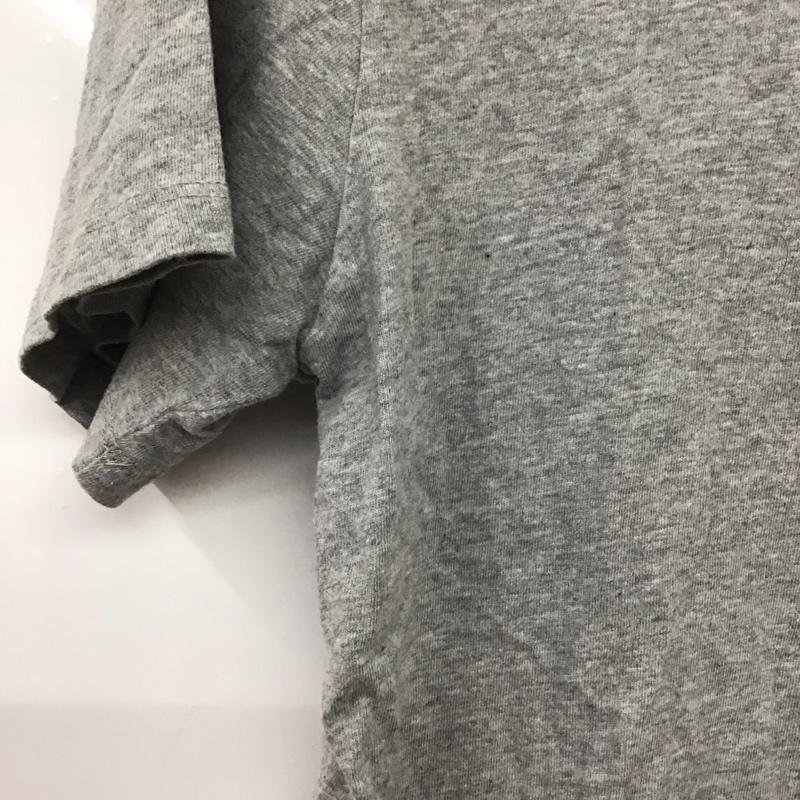 トミーヒルフィガー TOMMY HILFIGER Tシャツ 半袖 半袖カットソー プリントTシャツ Vネックカットソー S ロゴ、文字 灰 / グレー / gray メンズ USED 古着 中古 10152699