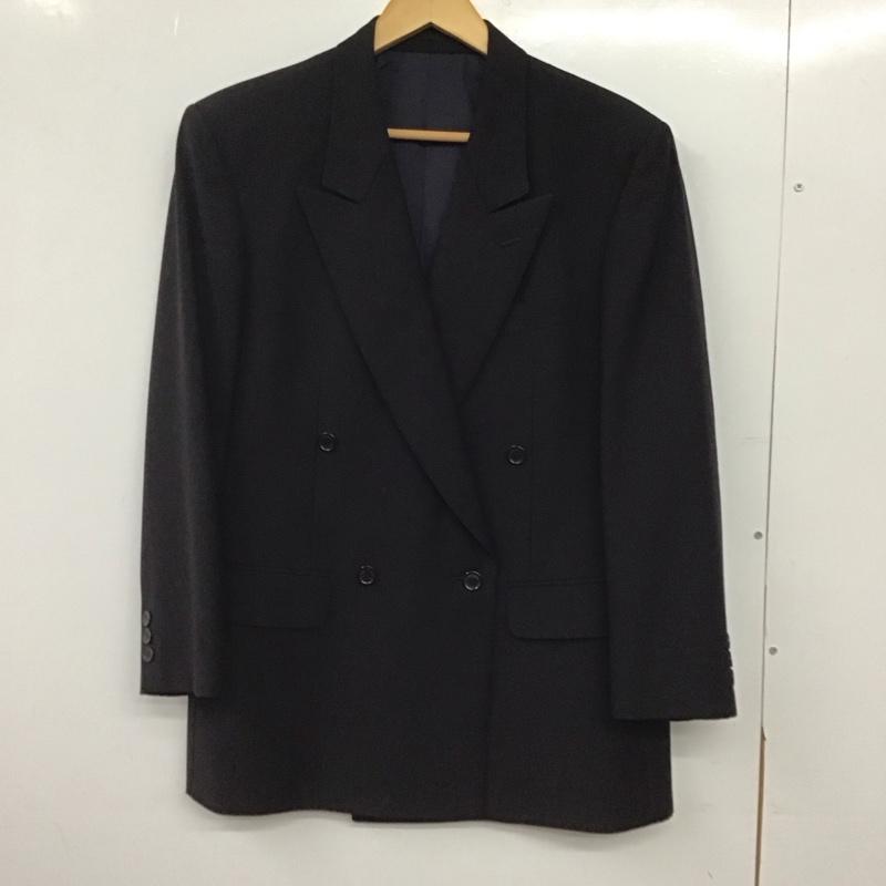 ランバン LANVIN ジャケット、上着 ジャケット、ブレザー カジュアルジャケット アウター カラージャケット テーラードジャケット 無地 紺 / ネイビー / navy メンズ USED 古着 中古 10152701