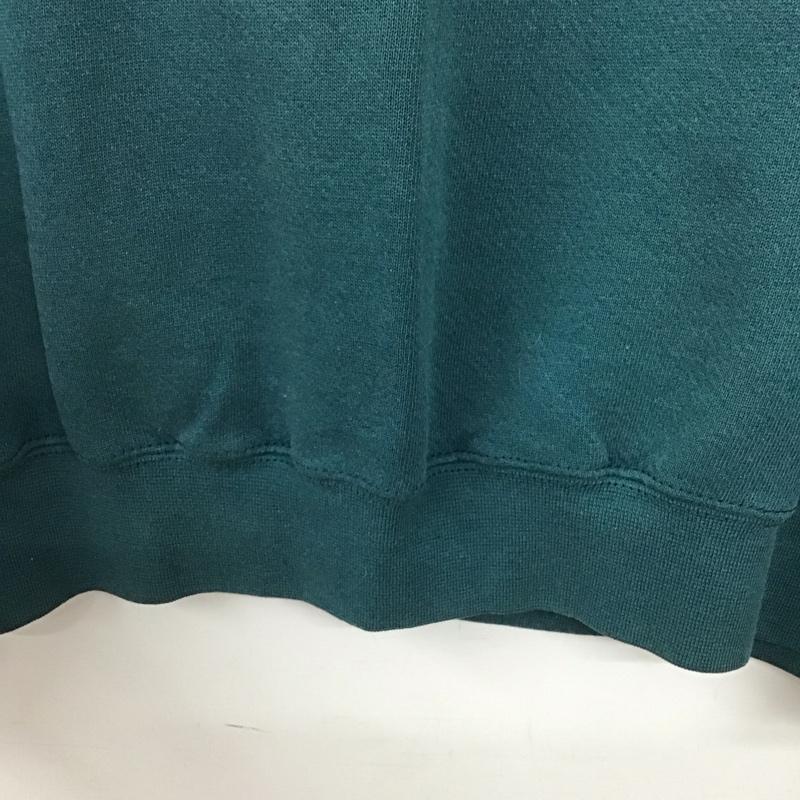 ディズニー Disney トレーナー 長袖 長袖トレーナー スウェット クルーネック プルオーバー S プリント 緑 / グリーン / green メンズ USED 古着 中古 10152702