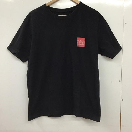 マンハッタンポーテージ Manhattan Portage Tシャツ 半袖 半袖カットソー プリントTシャツ クルーネックカットソー M プリント 黒 / ブラック / black メンズ USED 古着 中古 10152703