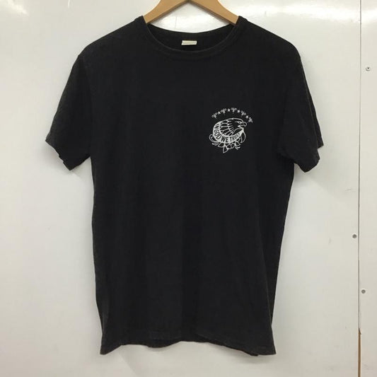 クーティー COOTIE Tシャツ 半袖 半袖カットソー プリントTシャツ クルーネックカットソー L ロゴ、文字 黒 / ブラック / black メンズ USED 古着 中古 10152707