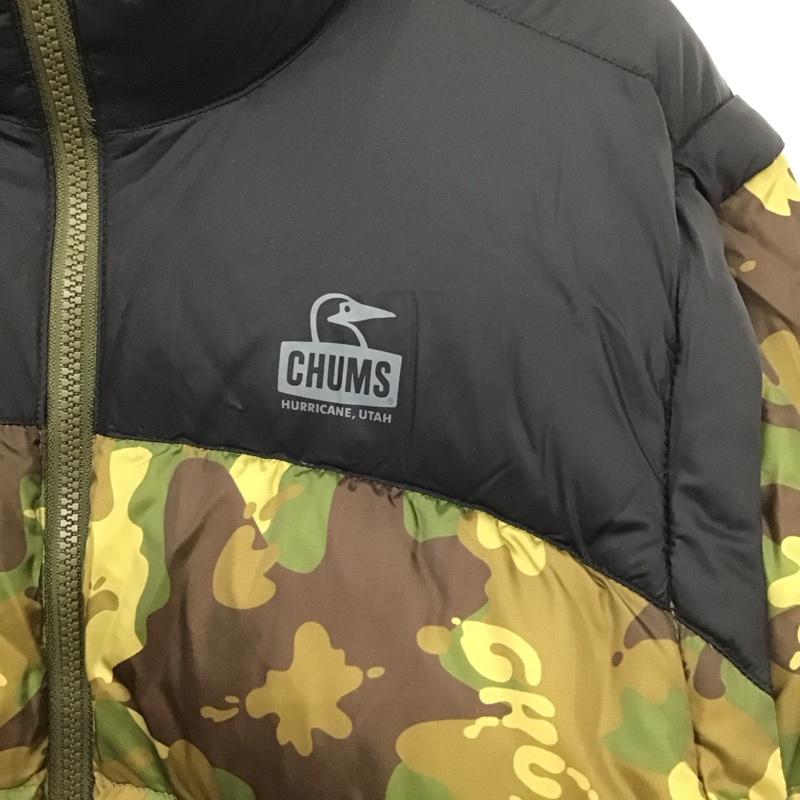 チャムス CHUMS ジャケット、上着 ジャンパー、ブルゾン ジップアップジャケット アウター ダウンジャケット XL カモフラージュ柄・迷彩 マルチカラー / マルチカラー / multicolor メンズ USED 古着 中古 10152711