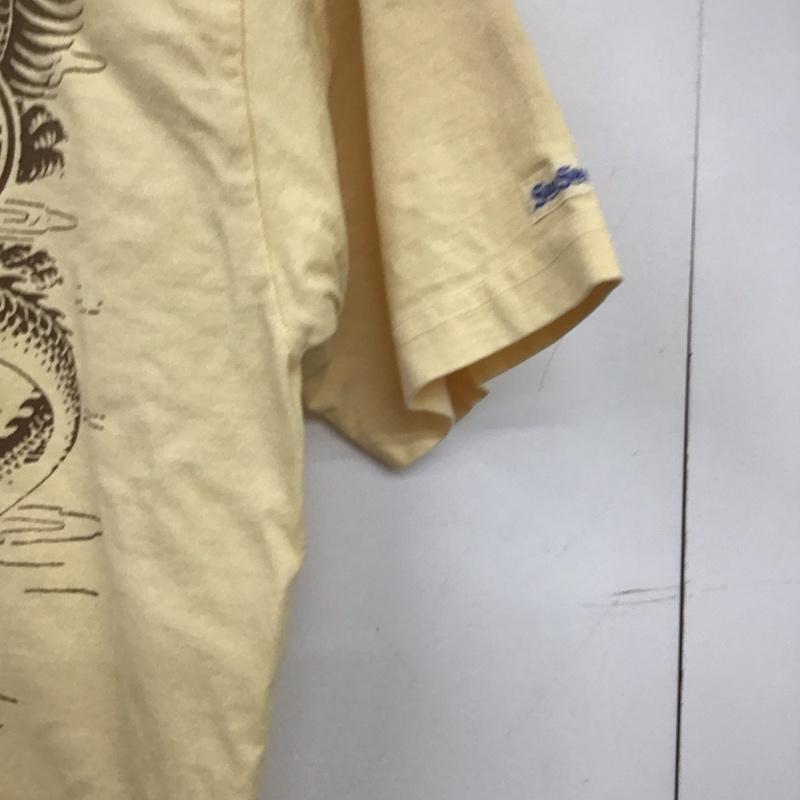サンサーフ SUN SURF Tシャツ 半袖 半袖カットソー プリントTシャツ クルーネックカットソー S プリント ベージュ / ベージュ / beige メンズ USED 古着 中古 10152712