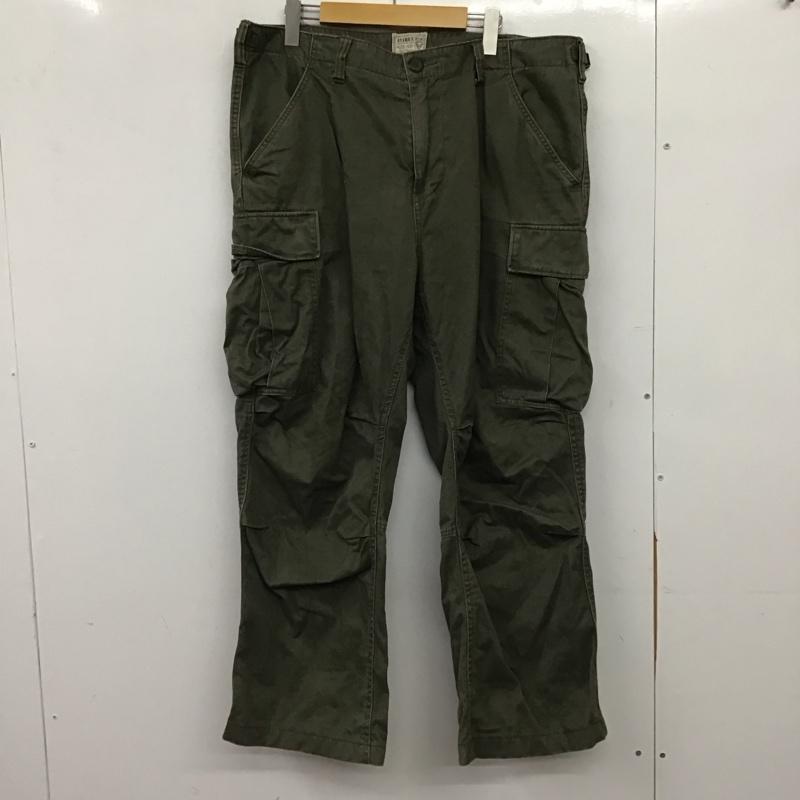 アヴィレックス AVIREX パンツ ワークパンツ、ペインターパンツ ワークパンツ ワイドパンツ カジュアルパンツ XXL 無地 カーキ / カーキ / khaki メンズ USED 古着 中古 10152724