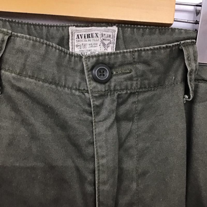 アヴィレックス AVIREX パンツ ワークパンツ、ペインターパンツ ワークパンツ ワイドパンツ カジュアルパンツ XXL 無地 カーキ / カーキ / khaki メンズ USED 古着 中古 10152724