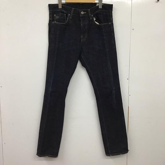 ジースターロゥ G-STAR RAW パンツ デニム、ジーンズ デニムパンツ スリムパンツ カジュアルパンツ 33インチ 無地 インディゴ / インディゴ / Indigo メンズ USED 古着 中古 10152725