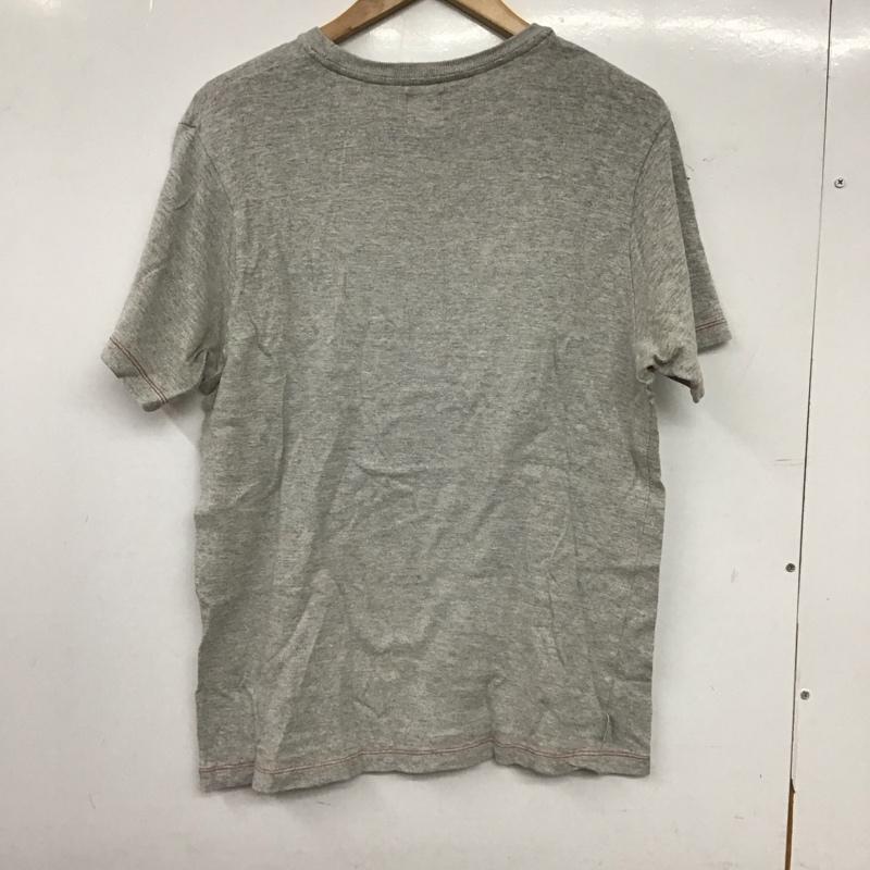 ジョイント joint Tシャツ 半袖 半袖カットソー プリントTシャツ クルーネックカットソー M ロゴ、文字 灰 / グレー / gray メンズ USED 古着 中古 10152730