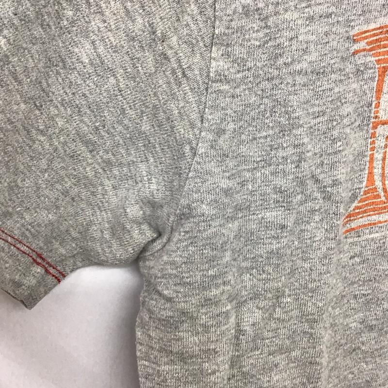 ジョイント joint Tシャツ 半袖 半袖カットソー プリントTシャツ クルーネックカットソー M ロゴ、文字 灰 / グレー / gray メンズ USED 古着 中古 10152730