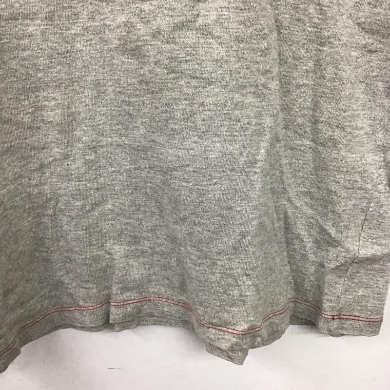 ジョイント joint Tシャツ 半袖 半袖カットソー プリントTシャツ クルーネックカットソー M ロゴ、文字 灰 / グレー / gray メンズ USED 古着 中古 10152730