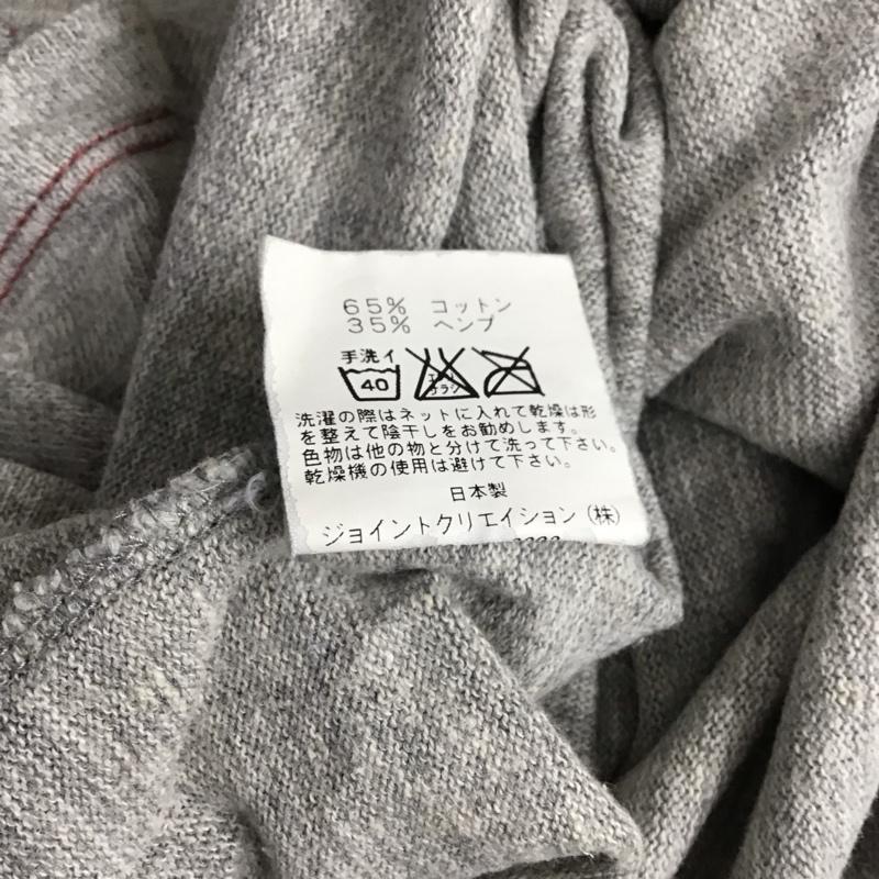 ジョイント joint Tシャツ 半袖 半袖カットソー プリントTシャツ クルーネックカットソー M ロゴ、文字 灰 / グレー / gray メンズ USED 古着 中古 10152730