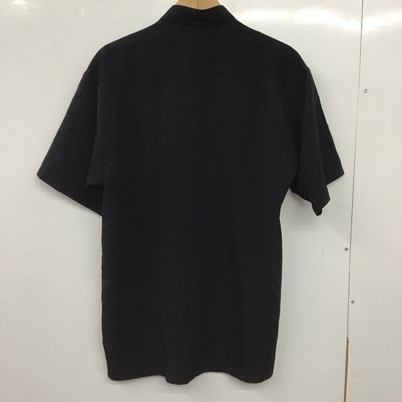 古着 USED シャツ、ブラウス 半袖 半袖シャツ プリントシャツ カラーシャツ M プリント 黒 / ブラック / black メンズ USED 古着 中古 10152731