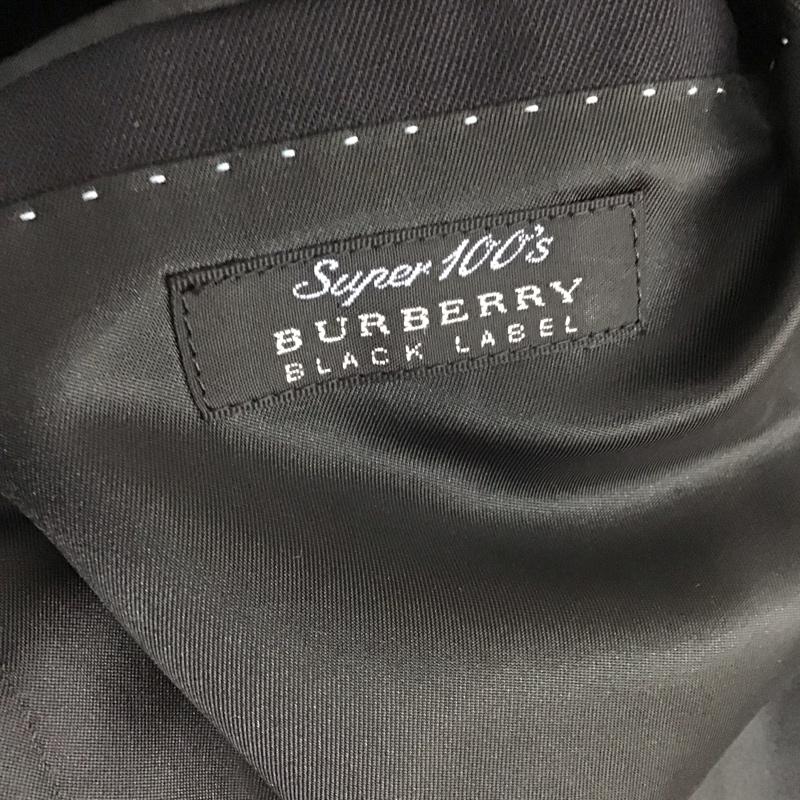 バーバリーブラックレーベル BURBERRY BLACK LABEL ジャケット、上着 ジャケット、ブレザー ジャケット アウター カラージャケット テーラードジャケット 40 無地 黒 / ブラック / black メンズ USED 古着 中古 10152734