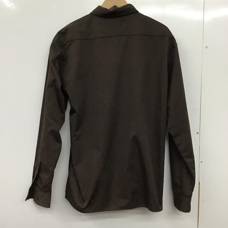 エクストララージ XLARGE シャツ、ブラウス 長袖 長袖シャツ 無地シャツ カラーシャツ L 無地 茶 / ブラウン / brown メンズ USED 古着 中古 10152735