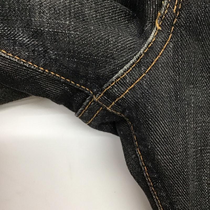 リー Lee パンツ デニム、ジーンズ デニムパンツ スリムパンツ カジュアルパンツ 34インチ 無地 黒 / ブラック / black メンズ USED 古着 中古 10152736