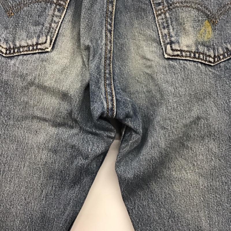 リーバイス Levi s パンツ デニム、ジーンズ デニムパンツ スリムパンツ カジュアルパンツ 30インチ 無地 インディゴ / インディゴ / Indigo メンズ USED 古着 中古 10152737