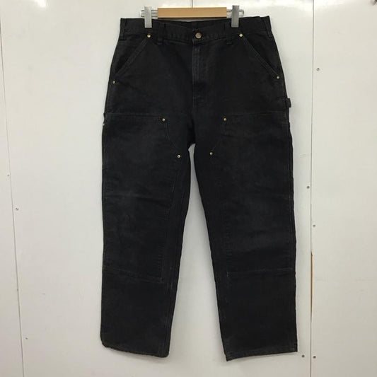 カーハート Carhartt パンツ ワークパンツ、ペインターパンツ ワークパンツ ワイドパンツ カジュアルパンツ 36インチ 無地 ダークグレー / ダークグレー / メンズ USED 古着 中古 10152739
