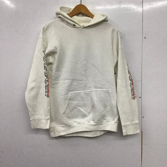 ボルコム VOLCOM パーカー 長袖 長袖パーカー プルオーバーパーカー スウェット S ロゴ、文字 白 / ホワイト / white メンズ USED 古着 中古 10152742