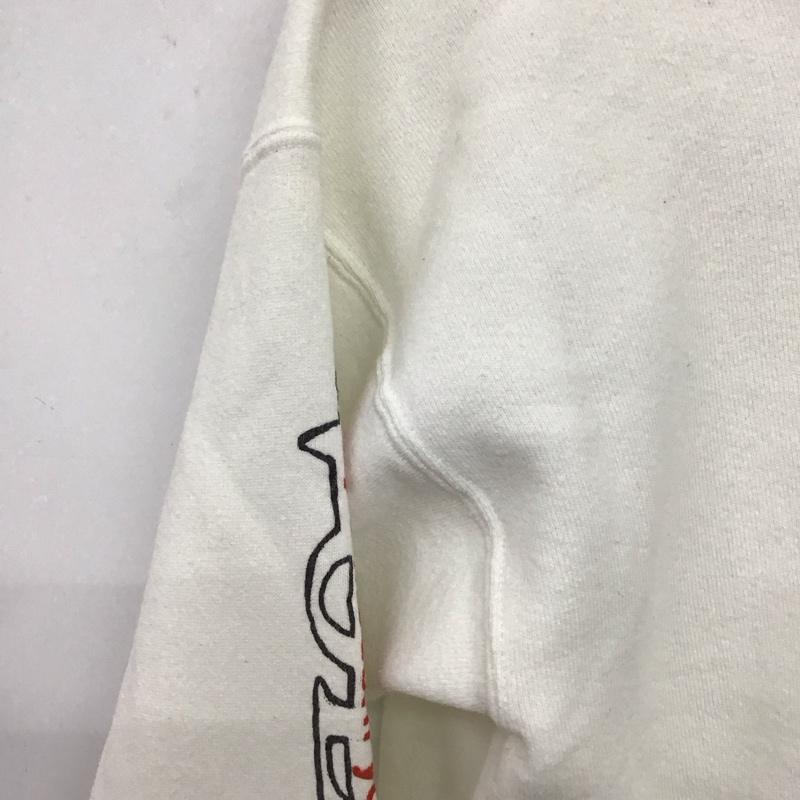 ボルコム VOLCOM パーカー 長袖 長袖パーカー プルオーバーパーカー スウェット S ロゴ、文字 白 / ホワイト / white メンズ USED 古着 中古 10152742