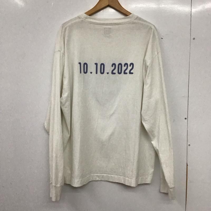 ヒューマンメード HUMAN MADE カットソー 長袖 長袖カットソー プリントカットソー クルーネック XXL プリント 白 / ホワイト / white メンズ USED 古着 中古 10152743
