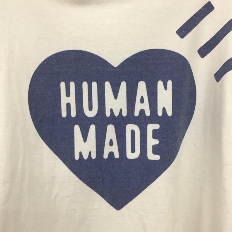 ヒューマンメード HUMAN MADE カットソー 長袖 長袖カットソー プリントカットソー クルーネック XXL プリント 白 / ホワイト / white メンズ USED 古着 中古 10152743