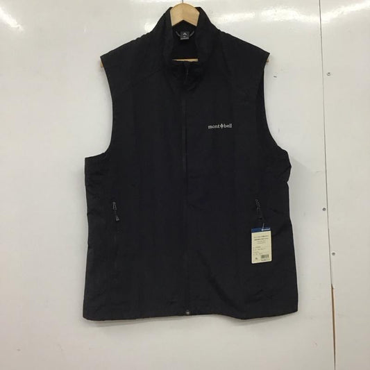 モンベル mont-bell ベスト ベスト 1103253 ODベスト ジップアップベスト XL ロゴ、文字 黒 / ブラック / black メンズ USED 古着 中古 10152750